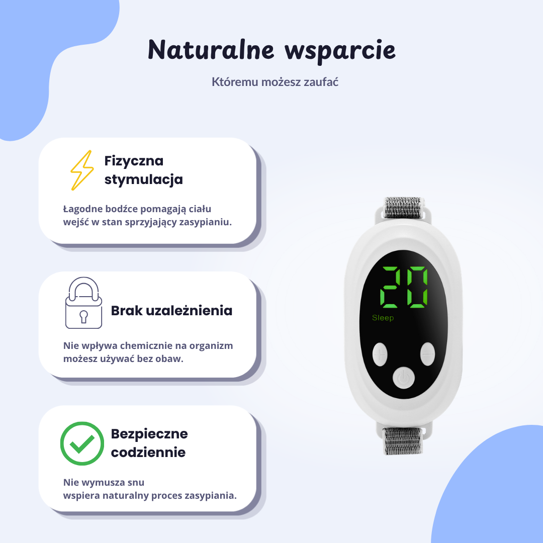 Restiva SleepFlow — urządzenie wspomagające naturalne zasypianie