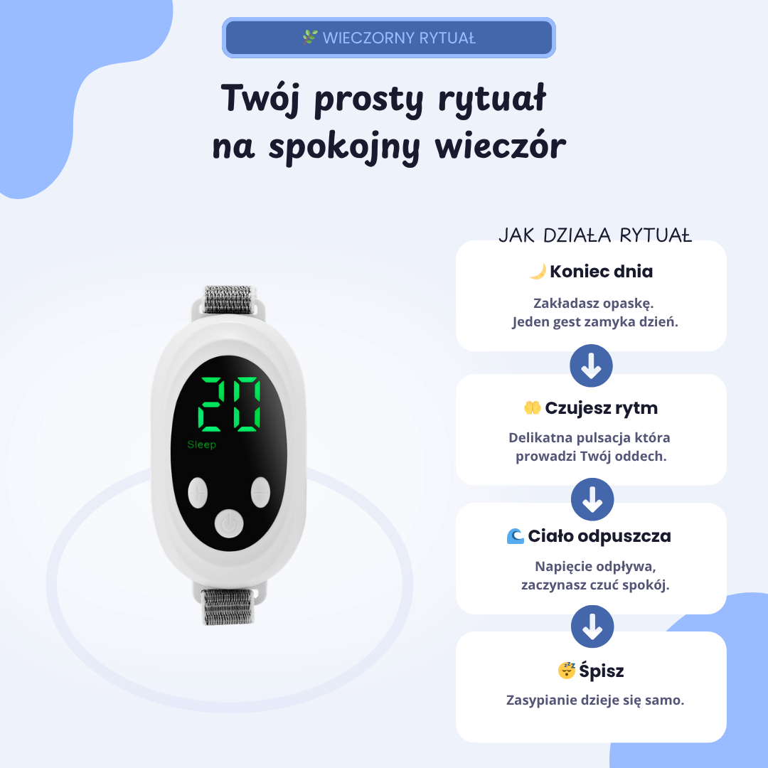 Restiva SleepFlow — urządzenie wspomagające naturalne zasypianie